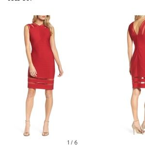 NWT Tadashi Shoji Sleeveless Pintuck Dress